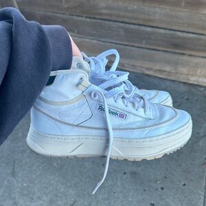 Reebok women’s White and Cream Sneakers